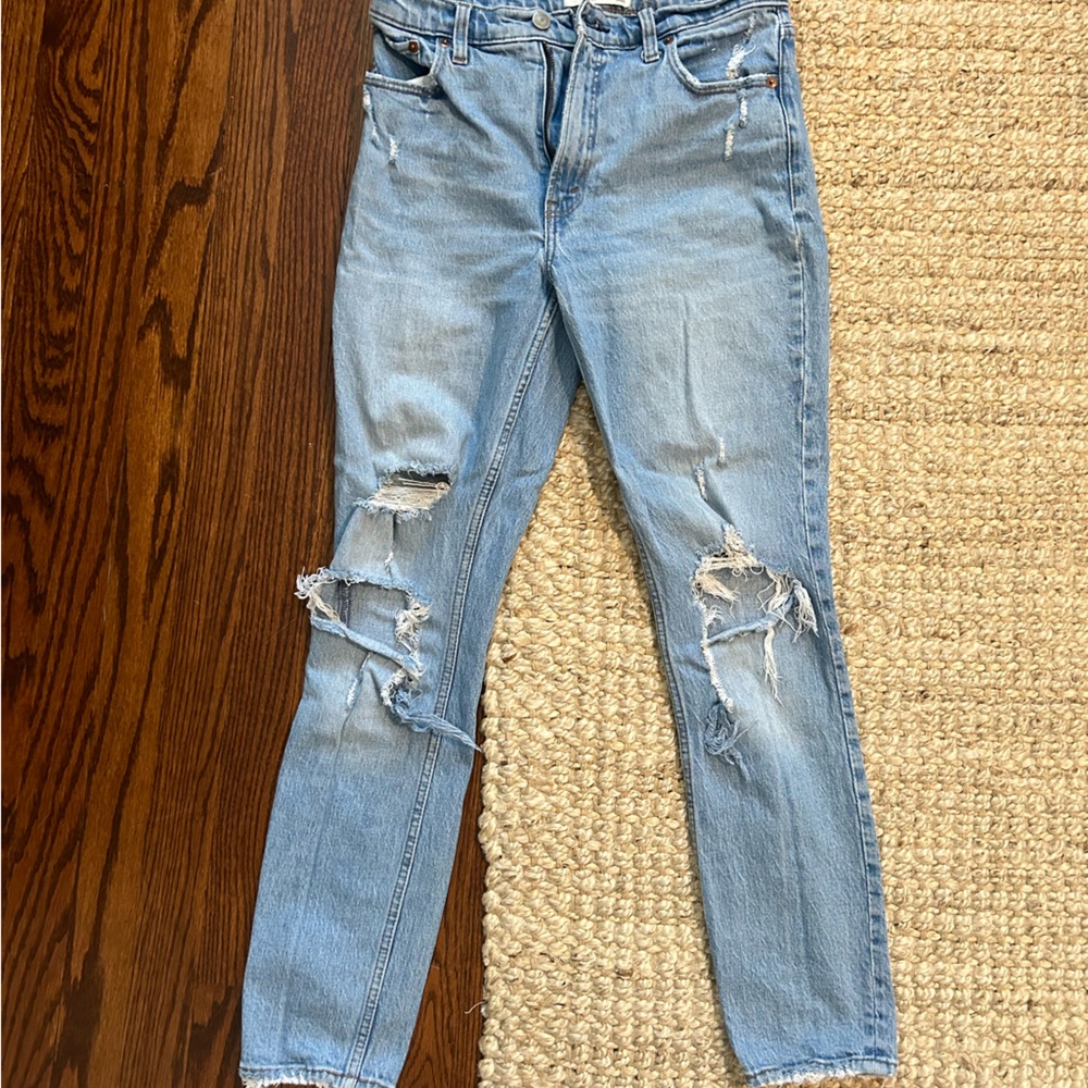 Abercrombie and Fitch the skinny high rise size 27